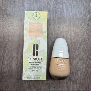 Clinique Even Better Clinical Serum Foundation SPF25 CN10 Alabaster 30ml NIB